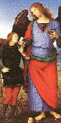 Pietro Perugino Tobias with the Angel Raphael oil painting reproduction
